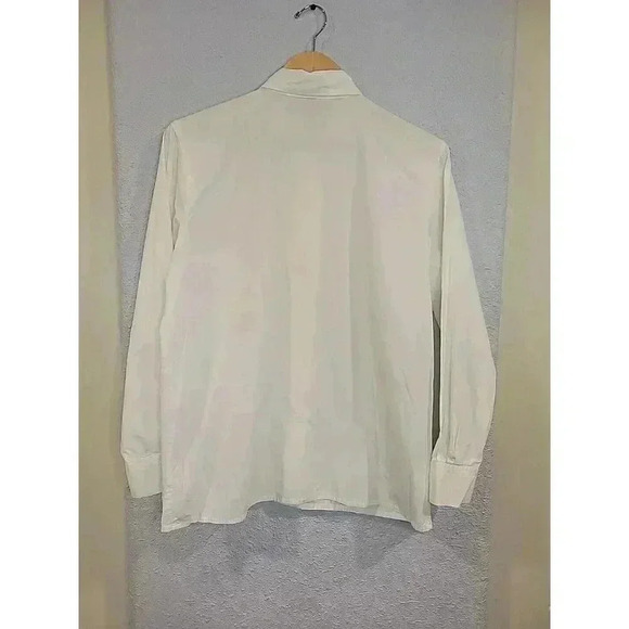 Vtg Croft And Barrow Size 8 Button Down Collared Embroidered Shirt Holiday - Picture 5 of 6